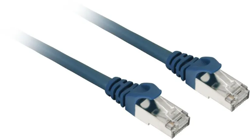 Sharkoon patch network cable SFTP, RJ-45, with Cat.7a raw cable (blue, 50cm)