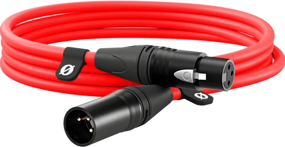 Rode Microphones Cable XLR3M-R red (red, 3 meters)
