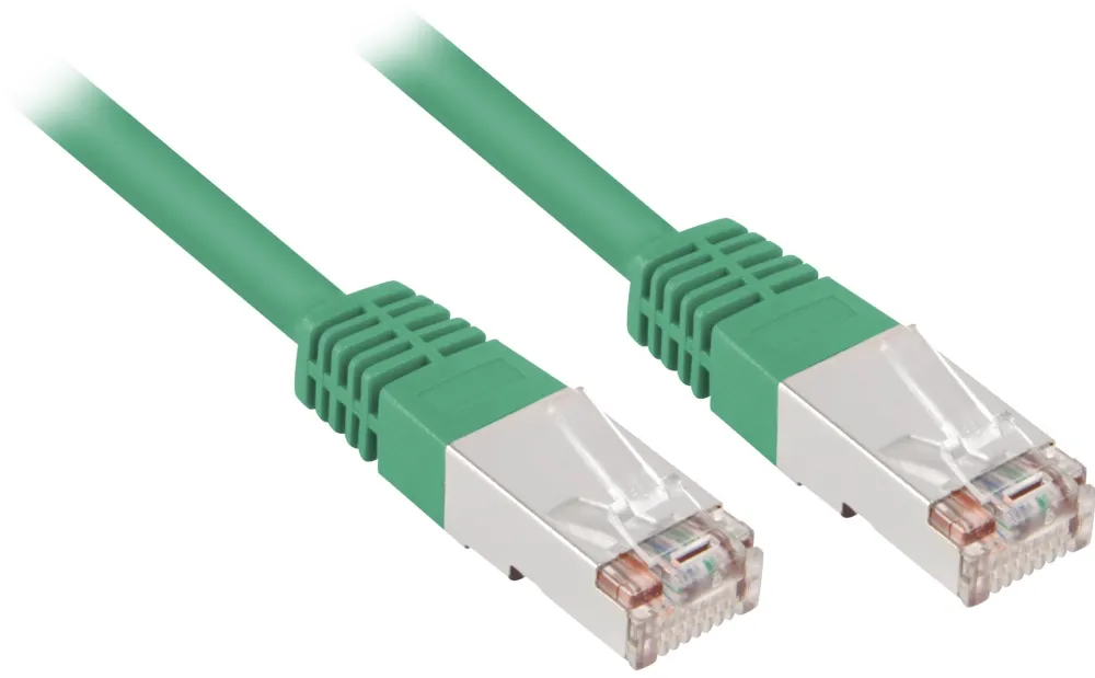 Sharkoon kabel RJ45 CAT.5e SFTP - green 1.5m
