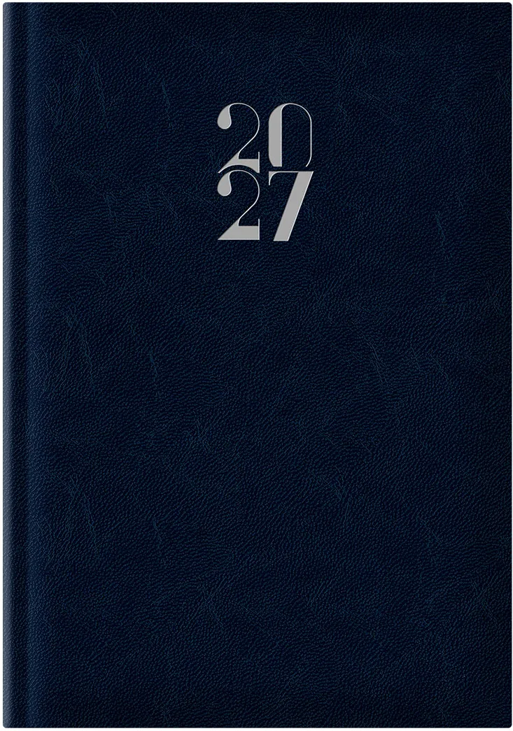 Agenda Artilux A5, datata, hartie ivory, coperta albastru