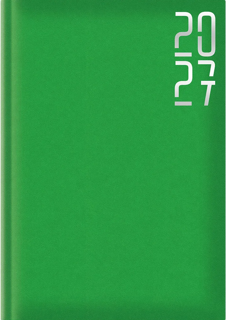 Agenda Artibest A5, datata, hartie offset alb, coperta verde deschis