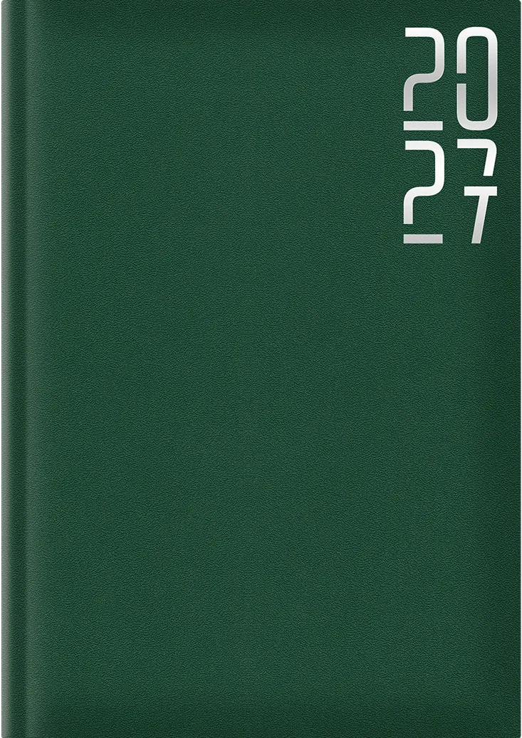 Agenda Artibest A5, datata, hartie offset alb, coperta verde