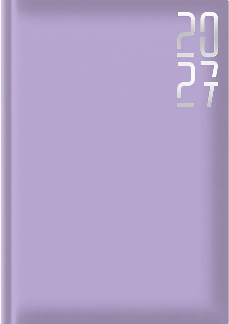 Agenda Artibest A5, datata, hartie offset alb, coperta lila
