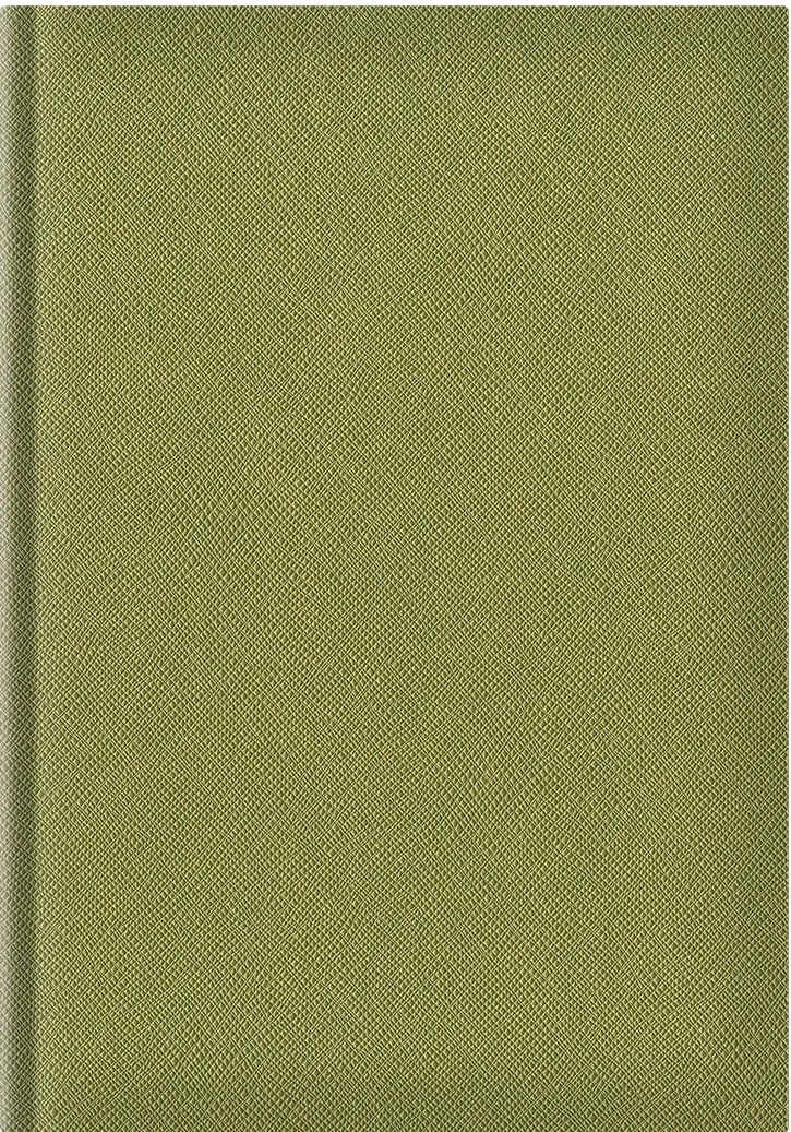 Agenda Adria A5, nedatata, hartie ivory, coperta verde