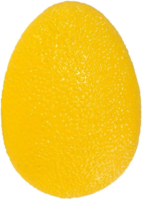 Egg-Shaped Rehabilitation Ball PILO-6015 REHA FUND, Yellow, Soft