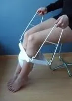 Portable trouser attachment device and underwear