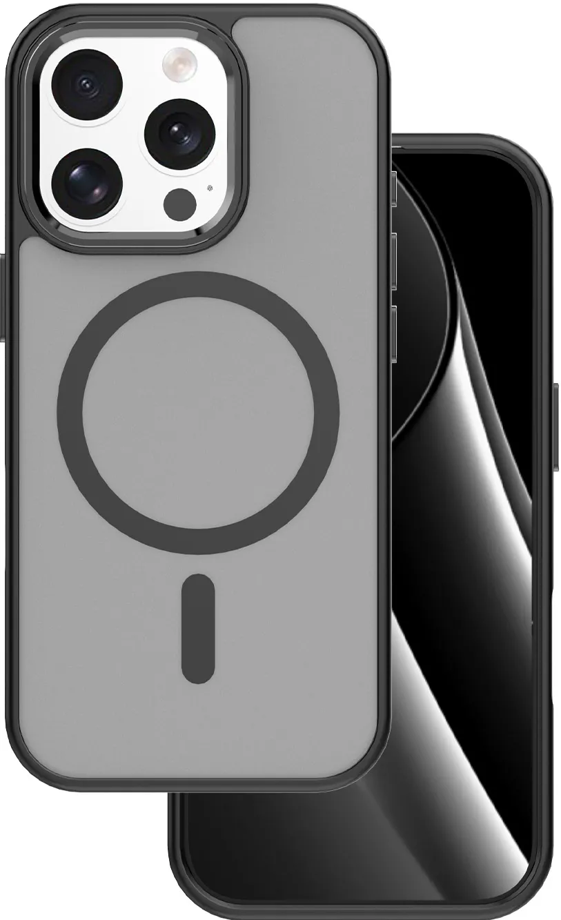 Frozen Mag case for iPhone 16 Pro 6,3" black