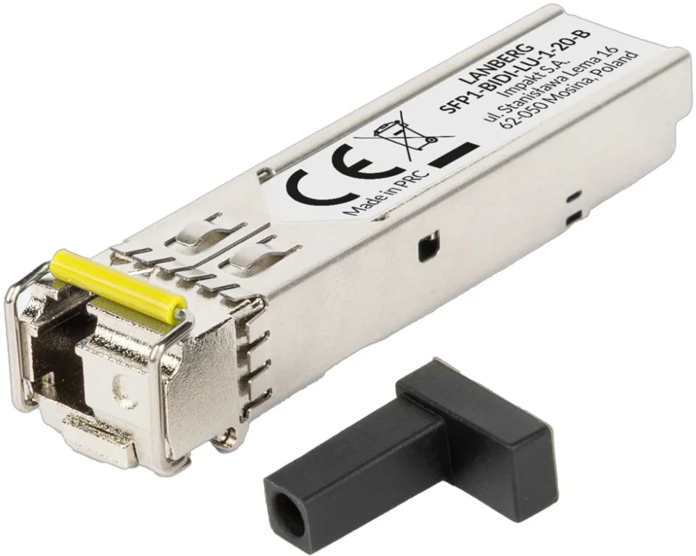 Module SFP Bidi do 20km 1Gb/s 1310nm/1550nm Gigabit LC/UPC B