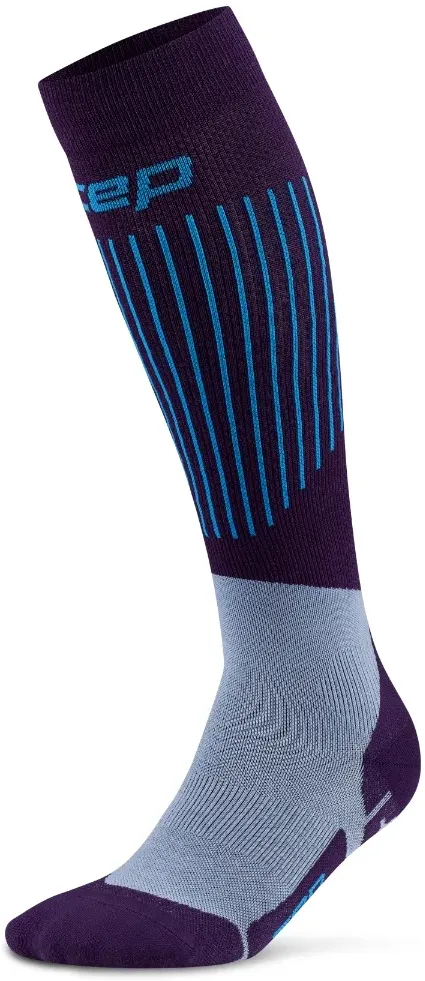 CEP - sosete compresie tall - Ski Ultralight 3.0 - dark purple | blue - V