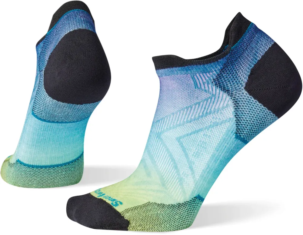 Smartwool - sosete merino - Low Ankle | Zero Cushion | Run Ombre Print W - Capri - M (38-41)