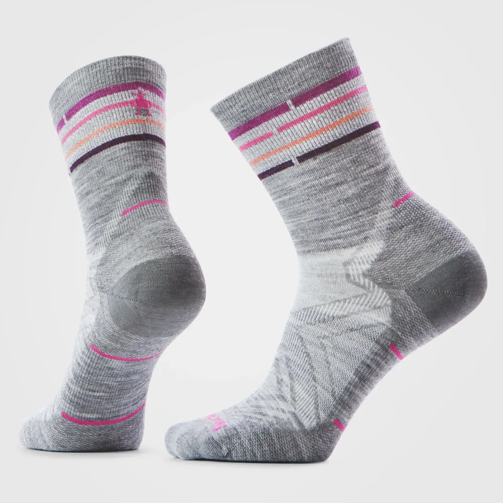 Smartwool - sosete merino - Mid Crew | Zero Cushion | Run W - Light Gray - L (42-45)