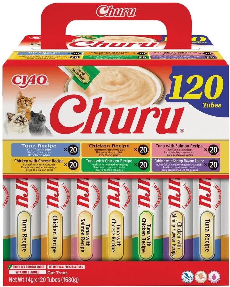INABA Churu Tuna and chicken mix - cat treats - 120x14g