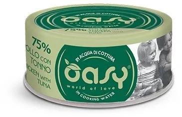OASY More Love Chicken with tuna - wet cat food - 70g