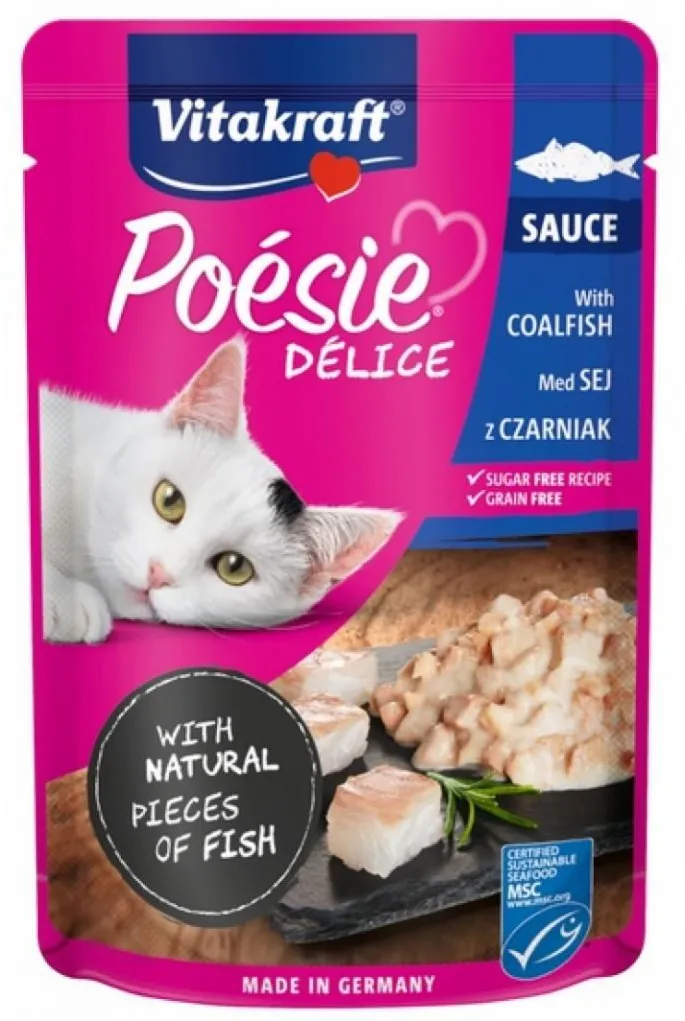 VITAKRAFT Poesie Delice blackfish - wet cat food - 85 g