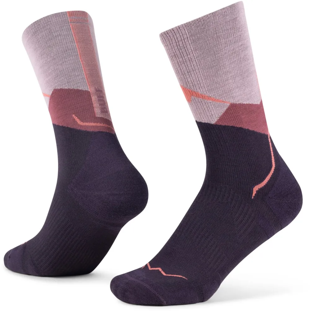 BUFF Merino Lightweight Crew Sock LWC1 Socks, Pink L
