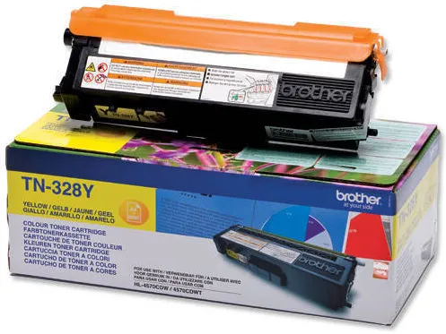 Toner imprimanta Brother TN-328Y Yellow