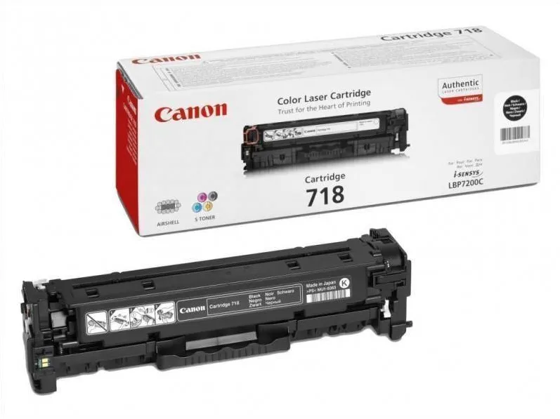 Toner imprimanta Canon CRG-718B negru 4000 pagini