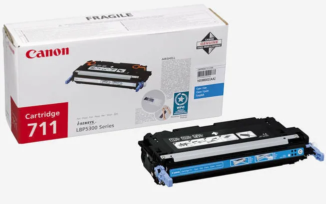 Toner imprimanta Canon CRG-711C cyan 6000 pagini