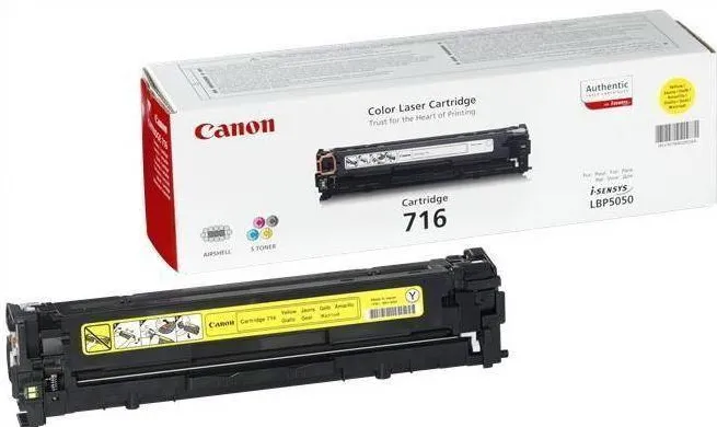 Toner imprimanta Canon CRG-716Y 1500 pagini galben