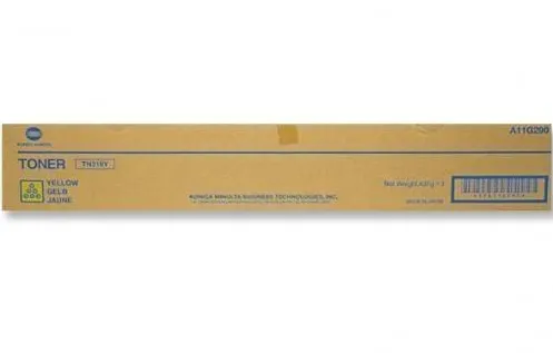 Toner imprimanta Konica-Minolta YELLOW TN-319Y A11G250 26K ORIGINAL BIZHUB C360