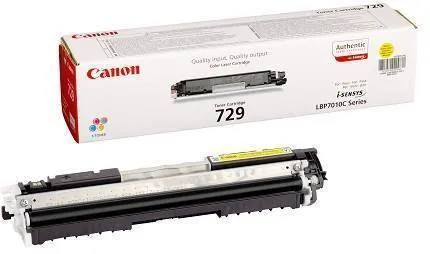 Toner imprimanta Canon YELLOW CRG-729Y 1K ORIGINAL CANON LBP 7018C