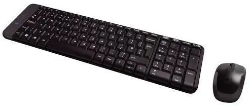 Kit Periferice LOGITECH tastatura si mouse MK220 Black