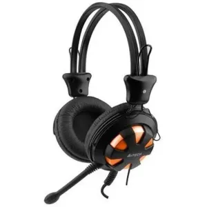 Casti Over-Head A4Tech HS-28 Orange Black