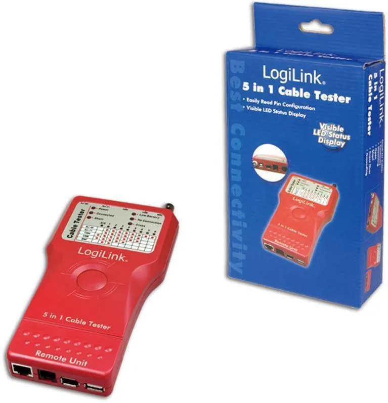 Accesoriu Retea Logilink Tester cablu WZ0014