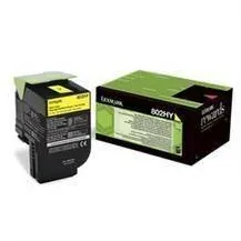 Toner imprimanta Lexmark 80C2HY0 Yellow Return