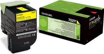 Toner imprimanta Lexmark 70C20Y0 Yellow Return