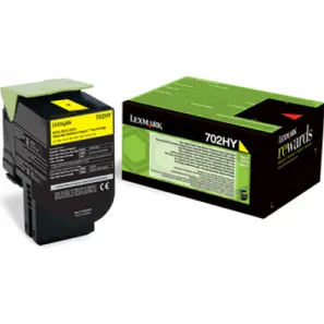 Toner imprimanta Lexmark 70C2HY0 Yellow Return