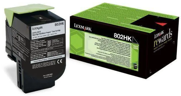 Toner imprimanta Lexmark 80C2HK0 Black