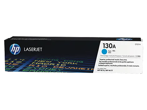 Toner imprimanta HP 130A Cyan