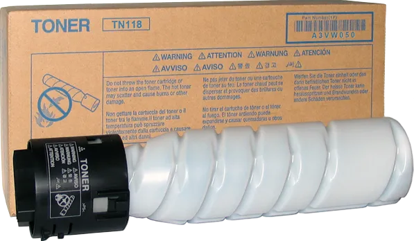 Toner imprimanta Konica-Minolta TN-118 A3VW050 12K  ORIGINAL KONICA MINOLTA BIZHUB 215