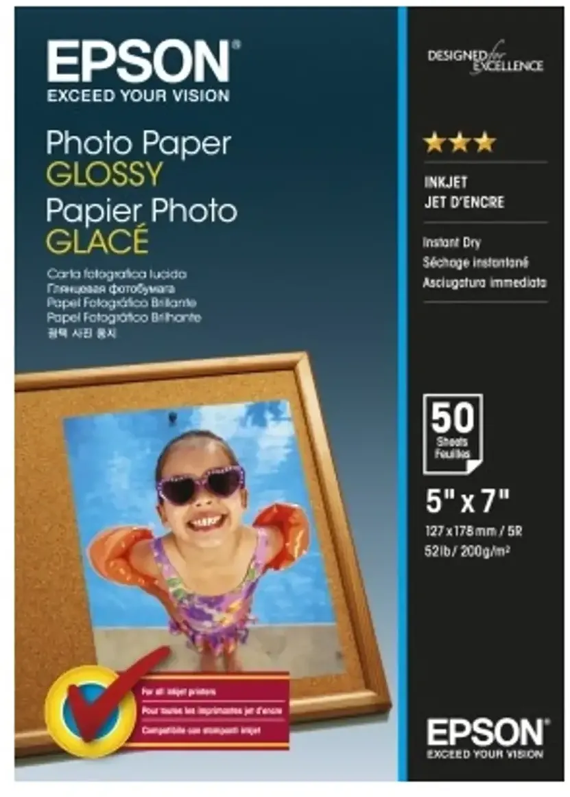 Hartie Foto Epson S042545 13x18 GLOSSY PHOTO PAPER