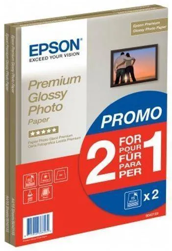 Hartie Foto Epson Premium Photo Glossy A4 2x15 coli