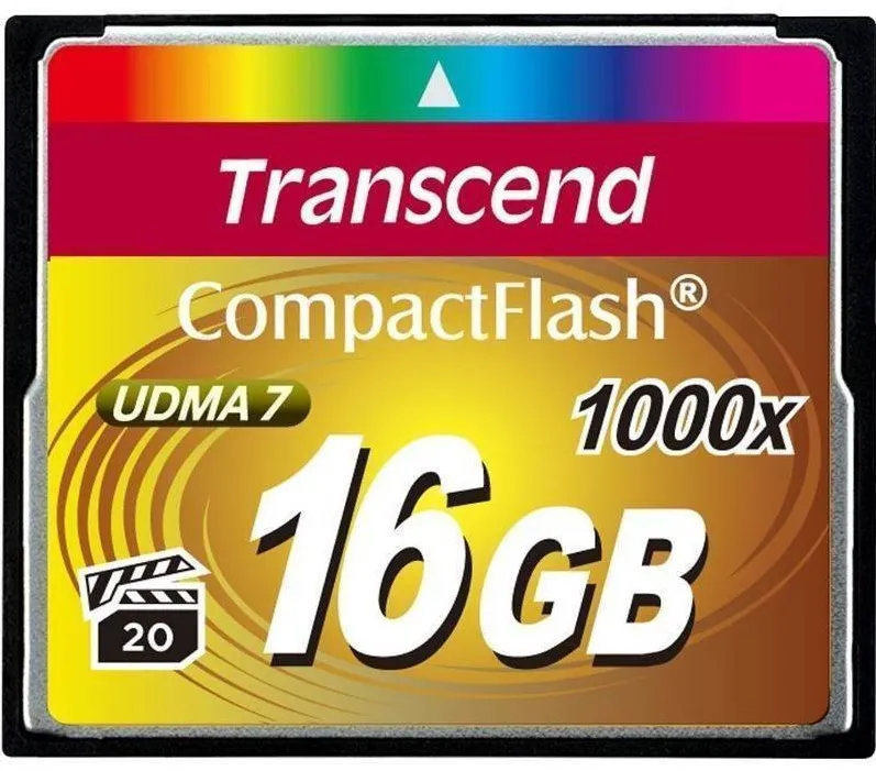 Card de Memorie Transcend Compact Flash 1000x 16GB