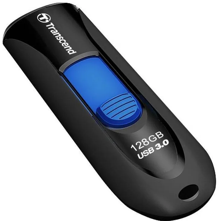 Memorie USB Transcend JetFlash 790 128Gb USB 3.0 negru-albastru