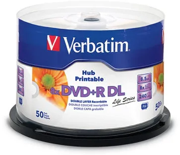 DVD VERBATIM DVD+R DL 8.5 gb