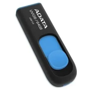 Memorie USB ADATA DashDrive UV128 64GB negru/albastru