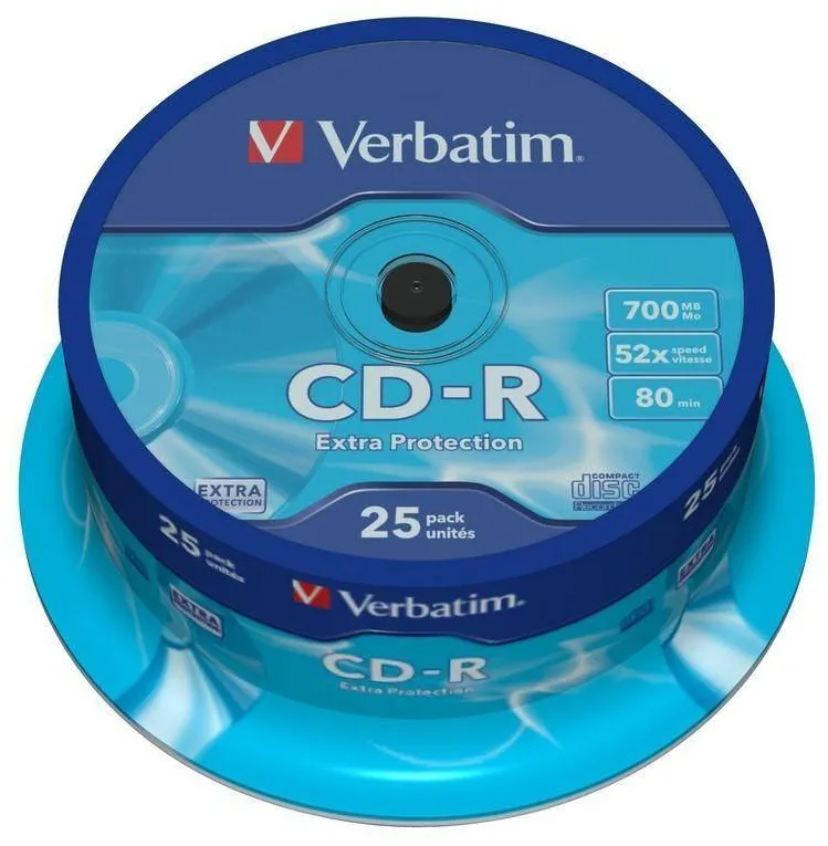 CD-uri blank VERBATIM cdr52x ext prot 25 buc