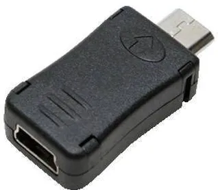 Adaptor Logilink 1x miniUSB 2.0 Female - 1x microUSB 2.0 Male
