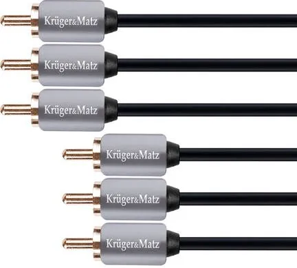 Kruger&Matz CABLU 3RCA-3RCA 1.8M