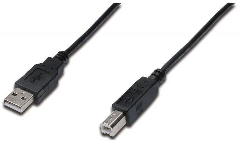 Assmann USB 2.0 Male tip A - USB 2.0 Male tip B, 1.8m, negru