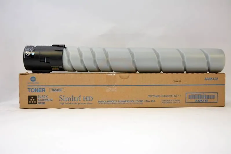 Toner imprimanta Konica-Minolta BLACK TN-512K A33K152 27,5K ORIGINAL KONICA MINOLTA BIZHUB C454