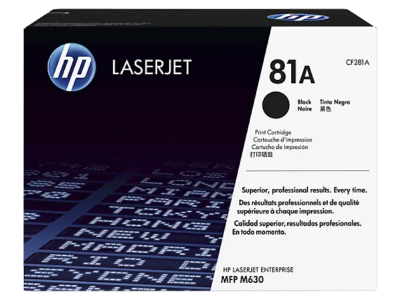 Toner imprimanta HP NR.81A CF281A 10,5K ORIGINAL LASERJET MFP M630DN