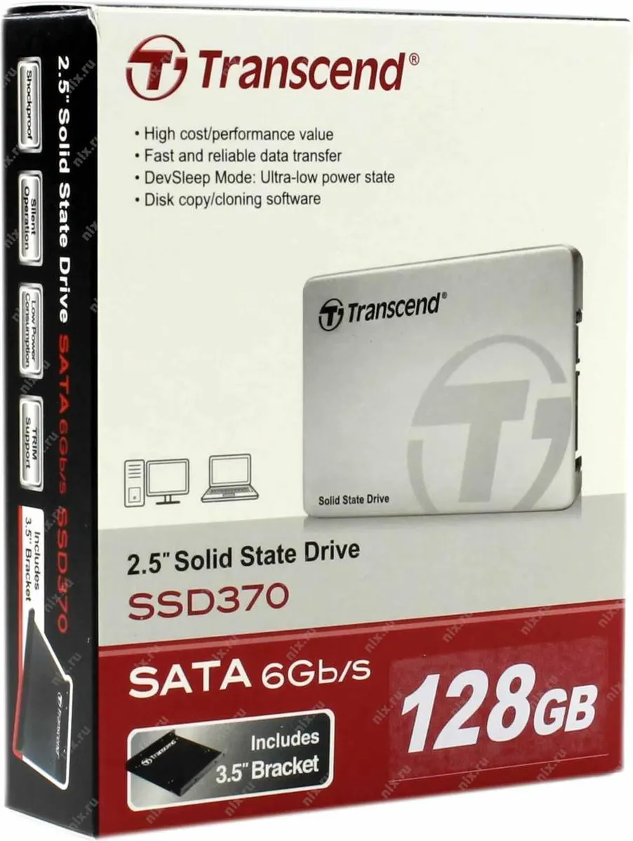 SSD Transcend 370 Premium Series 128GB SATA-III 2.5 inch