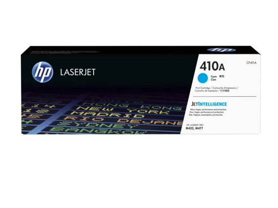 Toner imprimanta HP 410A Cyan