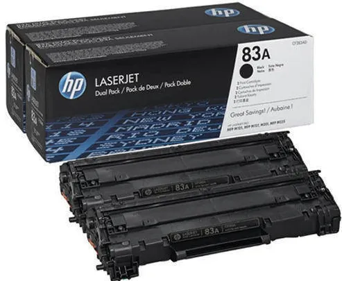 Toner imprimanta HP 83A Black Dual-Pack