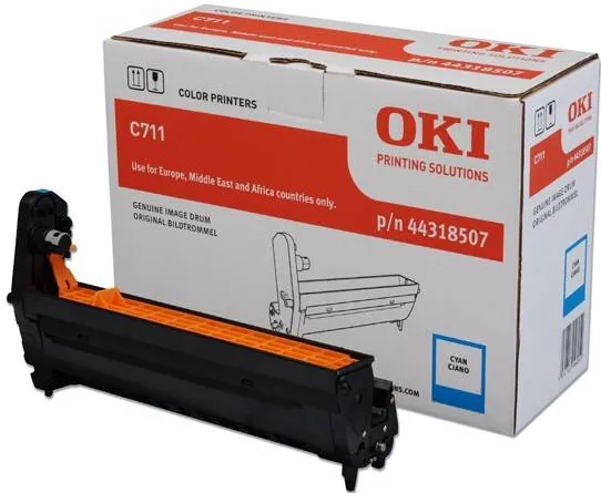 Drum OKI Drum OKI cyan EP-CART-C711 cod 44318507; compatibil cu C711/C711WT, capacitate 20k pag